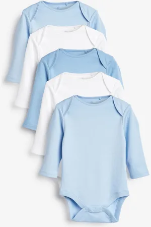 Next Baby langærmede bodysuitsOp til 3 måneder (62cm)