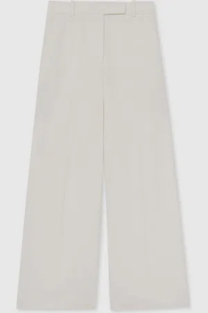 Reiss Devon Hør Blend Brede bukseben Bukser44