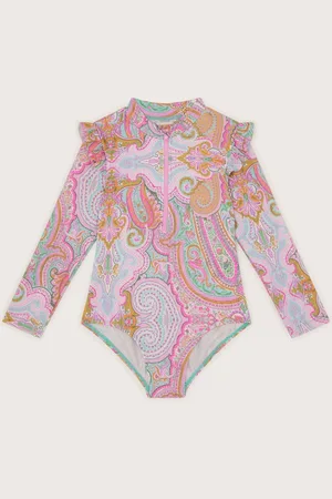 Monsoon Paisley UPF 50+ Long Sleeve Swimsuit11 - 12 år (146 - 152cm)