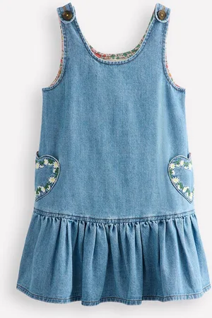 Boden Heart Pocket Pinafore Dress9 - 10 år (134 - 140cm)