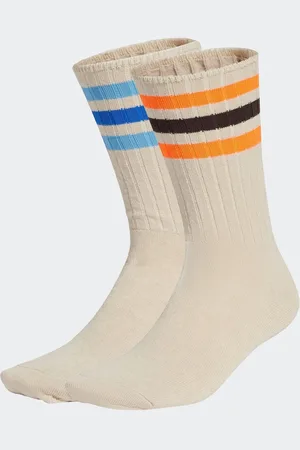 adidas Ribbed Crew Socks 2 PackUK 4.5 - 5.5