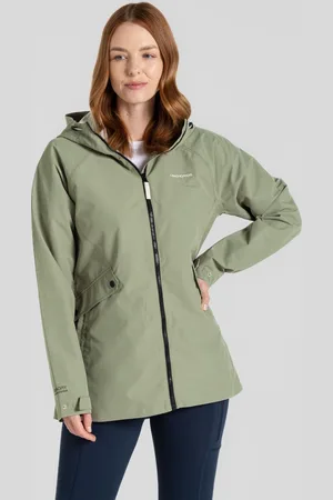Craghoppers Green Ortega Waterproof Jacket40