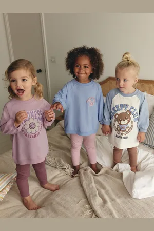 Next 100% Cotton Leggings Pyjamas 3 Pack (9mths-8yrs)6 - 7 år (116 - 122cm)