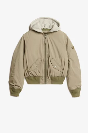 Superdry 100% Cotton Hooded Ma1 Bomber Jacket34