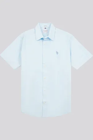 U.S. Polo Assn. U. S. Polo Assn. Mens Linen Blend Short Sleeve ShirtX-Large