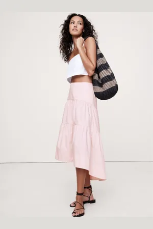 Banana Republic Drop Waist Tiered Maxi Skirt42