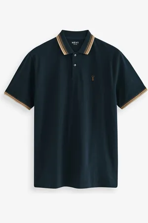 Next Kortærmet Tipped Normal pasform Polo Shirt5XL
