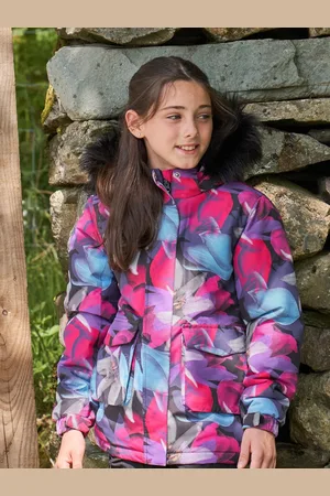 Mountain Warehouse Ranger Printed Kids Vandtæt Jakke9 - 10 år (134 - 140cm)