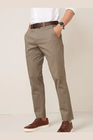 Next Bæltede bløde chinobukser med tryk34B x 35L (UK 34 XL)