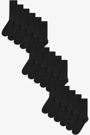 Next Mens Cotton Rich Black SocksUK 6 - 8.5