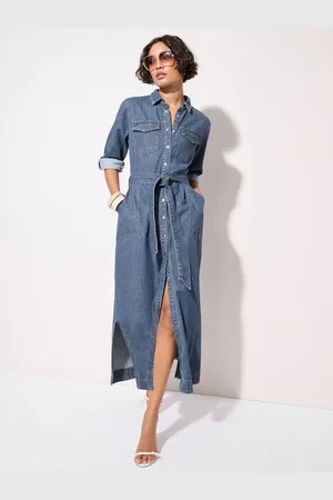 Friends Like These Denim Med bælte Midaxi Kjole40