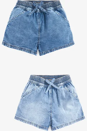 Next 100% Cotton Denim Shorts 2 Pack (3-16yrs)15 år (170cm)