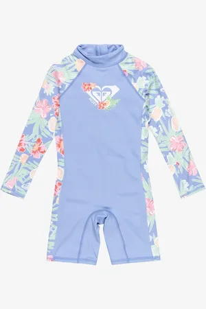 Roxy Tropical Story Print Long Sleeve SwimSuit9298cm