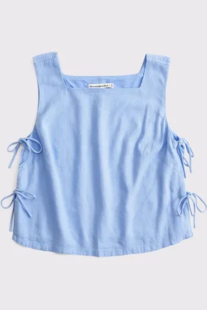 Abercrombie & Fitch Shell Top With Tie Side Detailsmall