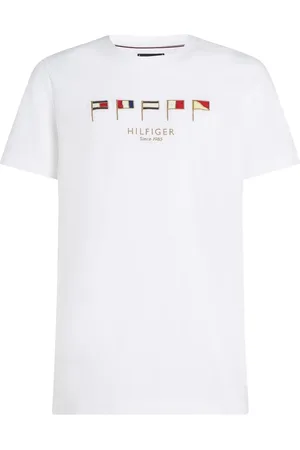 Tommy Hilfiger Hilfiger Multi Flags 100% Cotton T-Shirtlarge