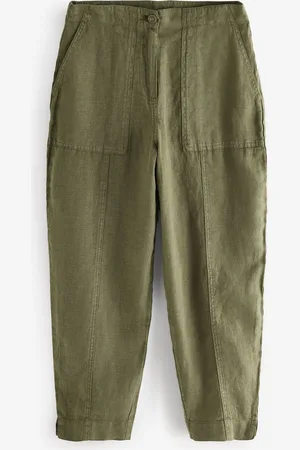 Seasalt Cornwall Saltings Linen Cropped Trousers44