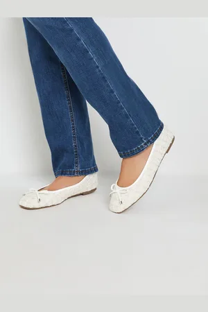 Long Tall Sally Boucle Ballet Pumps8