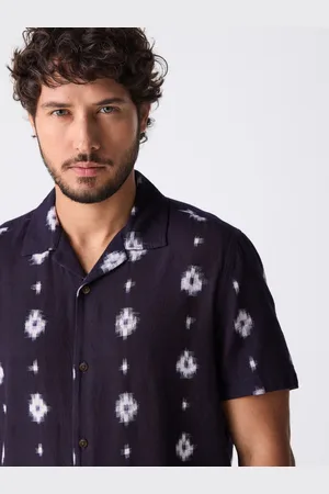 Next Printed Short Sleeve 100% Cotton Shirtmedium