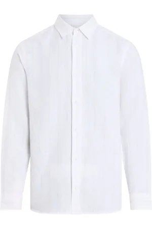 Calvin Klein Normal pasform Stribet Langærmet SkjorterX-Large
