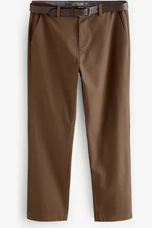 Next Bæltede bløde chinobukser med tryk30B x 29L (UK 30 S)