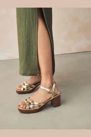 Next Forever Comfort Rund Toe Lav Strap Spænde Detail Platform Sandalereu41