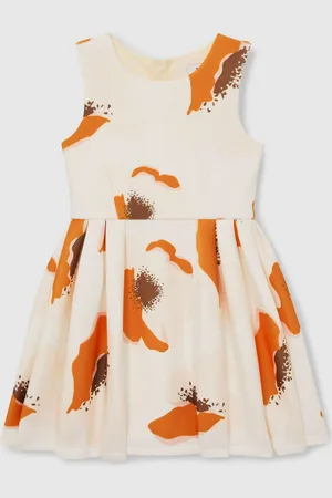 Reiss Trinny Floral Scuba Sleeveless Dress122128cm