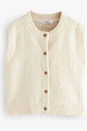 Next Knitted Button Down Tank (3-16yrs)4 år (104cm)