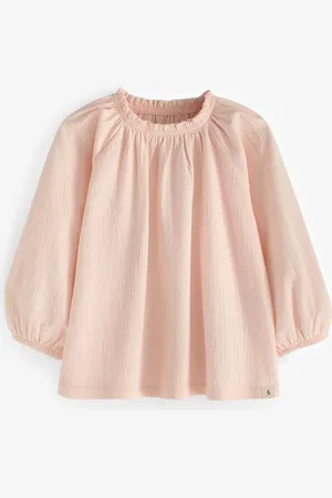 Next Langærmet bluse med samlet hals (3mdr.-7år)9 - 12 måneder (74 - 80cm)