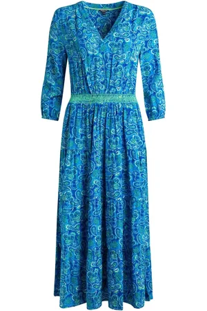 Weird Fish Himanshee Eco Viscose Slub Printed Dress38