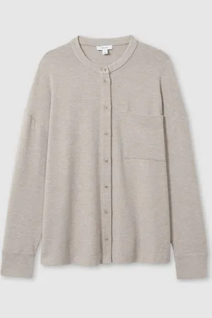 Reiss Thermal Grandad T-ShirtL