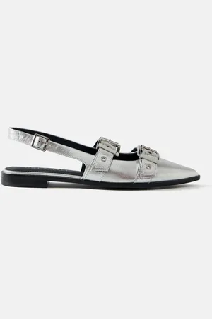 mint&berry Leather Buckled Flade sko Skoeu37