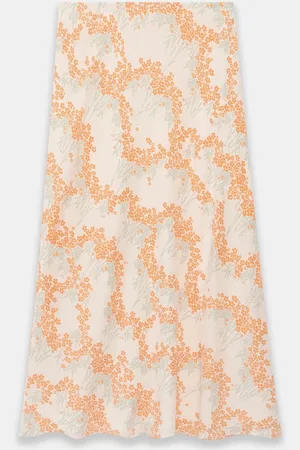 mint&berry Floral Print Midi Slip Skirtmedium