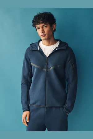 Nike Tech hættetrøje i fleece med lynlåsM