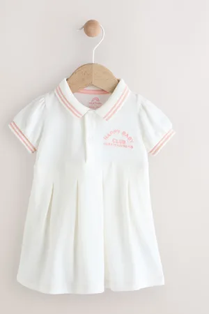 Next Baby Tennis 100% Cotton Dress (0mths-2yrs)56cm