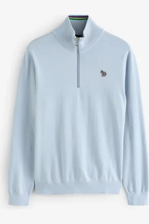 Paul Smith Paul Smith Knitted Zip Neck Sweatshirtlarge