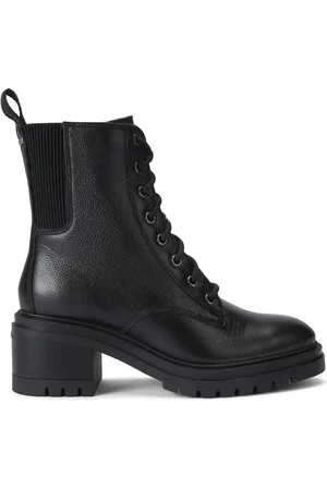 Carvela Champion Lace-Up Black Boots