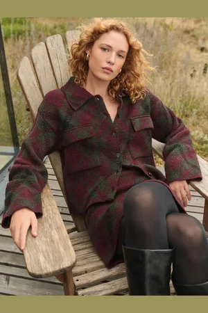 Next Mønstret Knapper Strikket Cardigan JakkeXL
