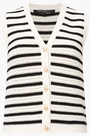 French Connection Lumi Mozart Knit Waistcoatsmall