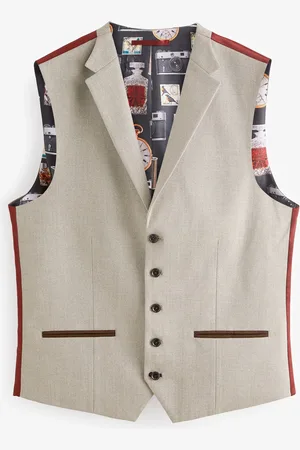 Next Normal pasform Sildeben Jakkesæt Vest56 Regular (UK 46 R)