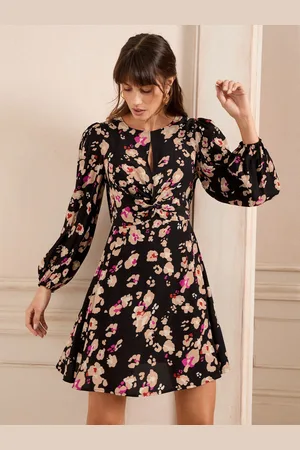 Love & Roses Animal Mini Dress46