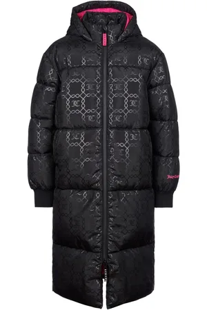 Juicy Couture Girls Monogram Quilted Puffer Coat9 - 10 år (134 - 140cm)