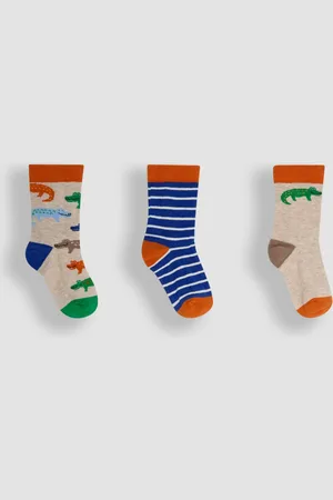 JoJo Maman Bébé 3-Pack Printed Socks8692cm