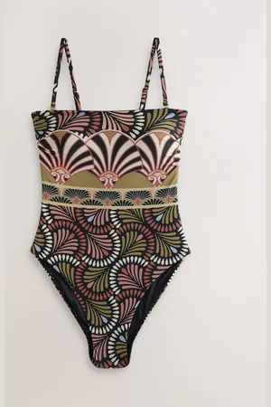Next Paisley Bandeau Tummy Control Swimsuit44