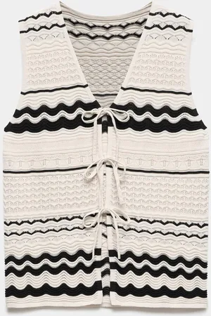 mint&berry Striped Knit 100% Cotton Blousesxlarge