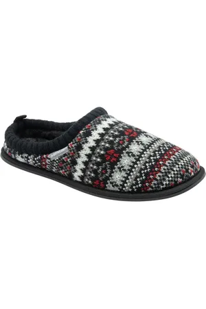 Dunlop Herre Fairisle-mønster Warm Lined Slipper Mules