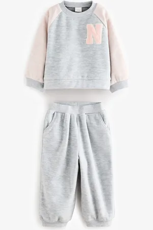 Next Fleece Sweatshirt And Joggers Set (3mths-7yrs)12 - 18 måneder (80 - 86cm)