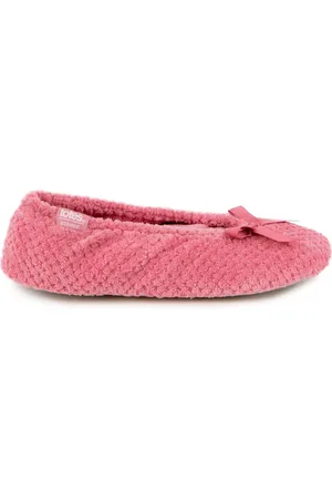 Totes Isotoner Ladies Popcorn Ballet Slippersmedium