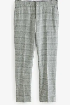 Next Slim Fit Brushed Check Suit Trousers34W x 33L (UK 34 L)