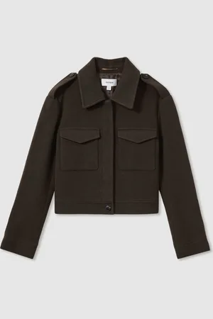 Reiss Nova Wool-Blend Cropped Jacket40