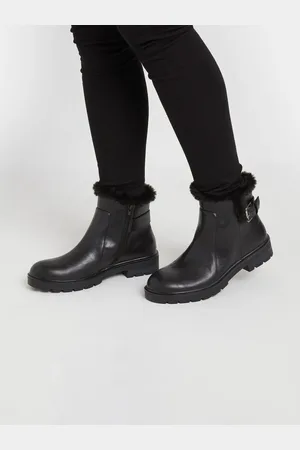 Long Tall Sally Fur Foret Biker Støvler